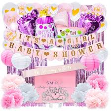 Shop for baby shower decorations by type, theme, or color; Baby Shower Decorations For Girl Kit Girls Baby Shower Party Import It All