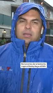 Los remanentes de la tormenta tropical #debby llegan al #dmv Las  autoridades piden a los residentes estar alertas ante posibles inundaciones  #telemundo44 #riverdale #rockville #maryland #virginia #dc ...