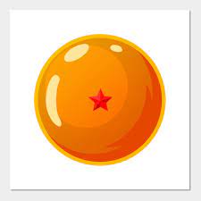 Dragon ball (ドラゴンボール, doragon bōru) is an internationally popular media franchise. 1 Star Dragonball Centered Dbz Dragonball Poster Und Kunst Teepublic De