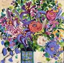 Summer S Here Flower Art Painting Abstract Flower Painting Floral Painting