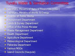 On march 27, 2004, the restructuring of ministries resulted in the formation the ministry of natural resources and environment (nre) (malay: Draft Tuvalu Integrated Water Resource Management Plan Paulson