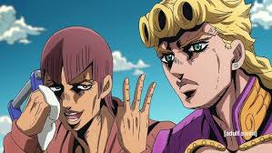 Jojo's Bizarre Adventure (Golden Wind) Giorno Vs Leaky Eye Luca (English  Dub)