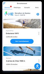 8min05 à 6min50 au km / allure 2 : Plan D Entrainement 42km Marathon Personnalise Avec Frequence Running