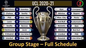 Sevilla, europa league champions again, are a solid and awkward side, although they have lost éver banega, sergio rico and sergio reguilón, but the for the first time, cristiano ronaldo and lionel messi will meet in the group stage of the champions league, a detail that, although it is coincidental. Uefa Champions League Fixtures 2020 21 Group Stage Full Schedule Uclfixtures Youtube