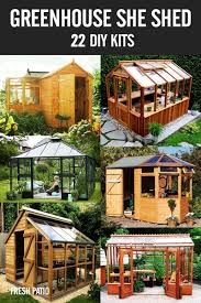 Greenhouse She Shed 22 Awesome Diy Kit Ideas Build A Greenhouse Diy Shed Plans Backyard Sheds