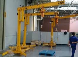 Portable Jib Crane From Ellsen Used For Material Handling Http Ellsenjibcranes Com Portable Jib Crane Crane Cranes For Sale Portable