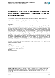 With two bedrooms on the main floor there can always be a concern about privacy. Pdf The Product Developer In The Centre Of Product Development A Systematic Literature Review On Describing Factors