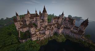 Overview Of A Medieval Minecraft Castle Minecraft Castle Minecraft Minecraft Plans
