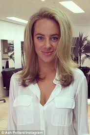 For aged people, curly hair is the best option, they twirl on your scalp giving an impression of thick, dense hair when the reality is quite different. My Kitchen Rules Ash Pollard Swaps Her Curls In Favour Of A Straight Blonde Hairdo Daily Mail Online
