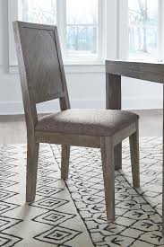 Get 5% in rewards with club o! Herringbone Solid Wood Upholstered Dining Chair In Rustic Latte Set Of 2 Modus 5qs363b