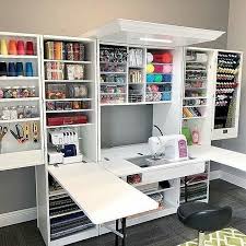 Find and save ideas about craft room storage on pinterest. Love Sewing Vn On Instagram Wowww Such A Beautiful Creative Space Found On Pinterest Wh Sewing Room Storage Sewing Room Design Sewing Storage