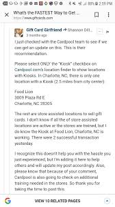 Here are a few legit sites you can try: Pin By Missy Saigon On Gift Card Exchange Food Lion In Nc Kios Is No Longer There Gift Card Exchange Gift Card Cards