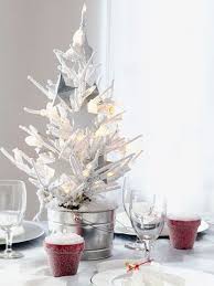 6 Ways To Decorate With Mini Christmas Trees White Christmas Tree Decorations Christmas Table Decorations Christmas Centerpieces