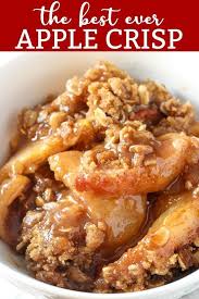 The Best Apple Crisp Recipe Recipe Best Apple Crisp Recipe Apple Recipes Recipes