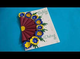 Few things show how much you care more than a custom birthday card from shutterfly. Beautiful Handmade Birthday Card Idea Handmade Birthday Greeting Card Turorial Youtube Simple Birthday Cards Card Making Birthday Birthday Card Craft