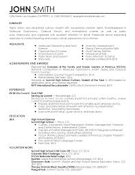 Given my closely experience and . Professional Sous Chef Resume Example Myperfectresume