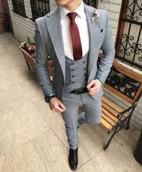 Terziademaltun Italyan Stil Ceket Yelek Pantolon Buzmavisi Erkek Takim Elbise T2152 1 Designer Suits For Men Classy Suits Men Dress
