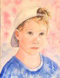 Larry the rancher- He was my first watercolor portrait, I like him. What  about you? A3, Feb. 2025