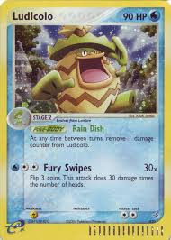 Ludicolo begins dancing as soon as it hears cheerful, festive music. Toys Hobbies Pokemon Individual Cards Pokemon Card Ludicolo Black Star Promo 020 Excellent Holo Promo Tcg Vasamflorist In