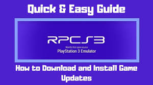 Rpcs3 Tutorial How To Download And Install Game Updates Ps3 Emulator Youtube
