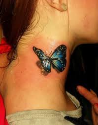 60 Awesome Neck Tattoos Cuded Butterfly Neck Tattoo Butterfly Tattoo Designs Realistic Butterfly Tattoo