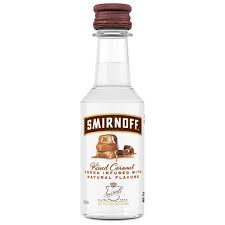 Some bartenders make this drink using one jigger of vodka, which is 1.5 ounces. Smirnoff Kissed Caramel 60 Proof Vodka Infused With Natural Flavors 50 Ml Bottle Walmart Com Walmart Com