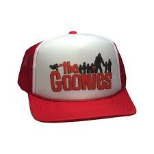 Ford official racing hat women blue baseball cap. Vintage The Goonies Movie Hat Trucker Cap Snap Back 80s Red Etsy In 2021 Trucker Cap Goonies Movie Snap Backs