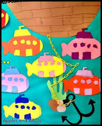 Apples And Abc S Diving Into Kinder Bulletin Board Contest Transportation Crafts Transportation Preschool Preschool Transportation Crafts