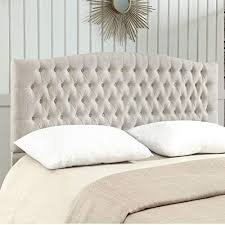 The colette king headboard is a crate and barrel exclusive. Buy 24kf Linen Upholstered Tufted Button King Headboard And Comfortable Fashional Padded King California King Size Headboard Ivory Online In Turkey B07s4dvkz3