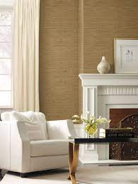 York Wallcoverings By The Sea Fn3733 Faux Grasscloth Wallpaper Light Brown Amazon Com Rectangular Living Rooms Home Decor Interior Decorating Living Room