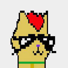 Cryptopunks Nft Opensea Cat 59 Cool Cats Nft Opensea Crypto Punks Collection Pets Art Pixel In 2021 Art Pixel Art Animal Art