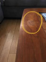 Now there's an unsightly white ring on your beautiful coffee table. Attempted To Lift Dark Stains On Coffee Table With Oxalic Acid And It Left Those Areas Visibly Different Any Tips On How To Fix Finishing