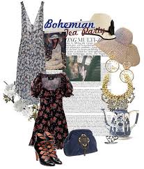 I'll be having a bohemian themed birthday this coming summer. Bohemian Tea Party Outfit Inspiration Tea Party Outfits Charming Clothes Vintage Trends