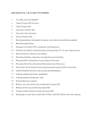 Maybe you would like to learn more about one of these? Kisi Kisi Skb Bkkbn Pdf