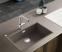 Flush mount sink in laminated. Fenix Integrated Solutions Kitchen Sinks