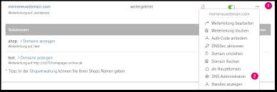 Subdomain name or host — mail. Homepage Center Hilfe Informationen Zum Cname Record