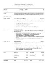Server Resume Writing Guide 17 Examples Free Downloads 2020