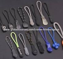 Rubber Plastic Zipper Puller Rubber Silicone Zip Puller and Slider with Pattern