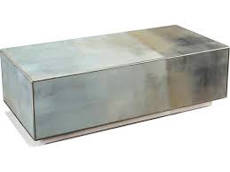 Touch device users, explore by touch or with swipe. John Richard Benson Cobb Silver 56 Wide Rectangular Coffee Table Jreur030652