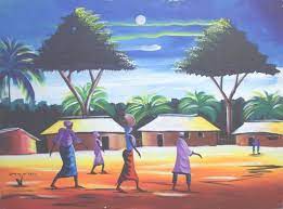 Burning Village People Nft In 2021 Virtual Art Art Day Generative Art