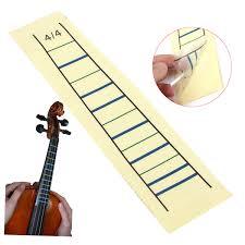 violin fretboard sticker tape fiddle fingerboard chart