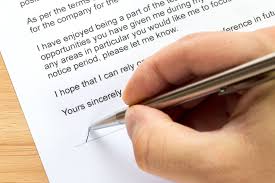 Below is a sample resignation letter template with the basic information that's necessary to include when resigning from any company. Sample Resignation Letter With A Reason For Leaving