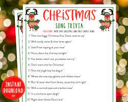 Who sang the christmas song `driving home for christmas`? Christmas Song Trivia Game Christmas Music Trivia Printable Etsy Christmas Song Trivia Christmas Music For Kids Christmas Games