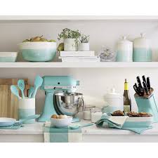 Kitchenaid Mixer Aqua Sky Accessories Aqua Kitchen Home Decor Kitchen Mint Green Kitchen