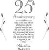 25th Wedding Anniversary Poems For Husband