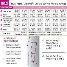 mediven plus 19504 compression thigh w topband biege 20 30