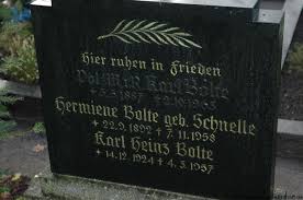 Grab von Karl Bolte (05.03.1887-02.10.1963), Friedhof Steenfelde - sb051