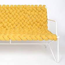 It's a mini version of a normal couch. Knitted Sofa Designed By Daniel Hedner Makes Me Think Of A Couch Skeleton In Which The Cushion Is Composed Of Tons Sofa Furniture Trendy Furniture Furniture