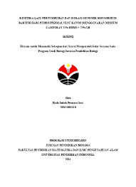 Pada umumnya untuk pertumbuhan ragi dan bakteri diperlukan kelembaban yang tinggi diatas 85%, sedang untuk jamur dan aktinomiset diperlukan. Top Pdf Kinetika Laju Pertumbuhan Dan Isolasi Genomik Konsorsium Bakteri Dari Hydrothermal Vent Kawio Menggunakan Medium Campuran 25 Bhms 75 Lb 123dok Com