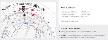 anleitung zum aviation calculator iwa 11092